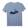 Funny Flat Earth Theorie Dinosaurier Extinktion T-Shirt – Witziges Geschenk für Flacherd-Glaubende und Dinosaurier-Interessierte