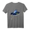 Funny Flat Earth Theorie Dinosaurier Extinktion T-Shirt – Witziges Geschenk für Flacherd-Glaubende und Dinosaurier-Interessierte