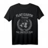 Flat Earth Society T-Shirt - Gesellschaft der flachen Erde, humorvolles Statement für Verschwörungstheoretiker