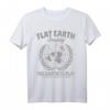 Flat Earth Society T-Shirt - Gesellschaft der flachen Erde, humorvolles Statement für Verschwörungstheoretiker