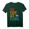 Flat Earth Society Shirt - Die Erde ist Flach mit Karte | Geschenk für Flat Earth Fans & Verschwörungstheoretiker