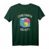 Cube Earth Society Parodie T-Shirt – Lustiges Anti-Verschwörungstheorie Shirt für Flacherd-Liebhaber und Würfel-Erd-Anhänger
