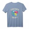 Cube Earth Society Parodie T-Shirt – Lustiges Anti-Verschwörungstheorie Shirt für Flacherd-Liebhaber und Würfel-Erd-Anhänger