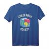 Cube Earth Society Parodie T-Shirt – Lustiges Anti-Verschwörungstheorie Shirt für Flacherd-Liebhaber und Würfel-Erd-Anhänger