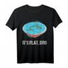 HapOwl Flat Earth Theory T-Shirt - Lustiges Verschwörungstheorie Shirt für Flat Earther & Astronomie-Enthusiasten