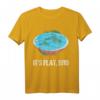 HapOwl Flat Earth Theory T-Shirt - Lustiges Verschwörungstheorie Shirt für Flat Earther & Astronomie-Enthusiasten