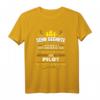 Lustiges Herren Pilot T-Shirt – Perfektes Geschenk zum Fliegen, Flugschule & Abschluss für Piloten, Flugbegleiter & Fluglotsen