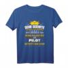 Lustiges Herren Pilot T-Shirt – Perfektes Geschenk zum Fliegen, Flugschule & Abschluss für Piloten, Flugbegleiter & Fluglotsen