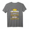 Lustiges Herren Pilot T-Shirt – Perfektes Geschenk zum Fliegen, Flugschule & Abschluss für Piloten, Flugbegleiter & Fluglotsen