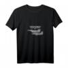 HapOwl T-Shirt mit weißen Flugzeugen – Top Gun Motiv, V-Ausschnitt, nostalgisches Geschenk für Filmfans