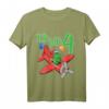 Kinder 4. Geburtstag T-Shirt mit Drache und Flugzeug - Perfektes Geschenk für kleine Geburtstagskinder