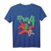 Kinder 4. Geburtstag T-Shirt mit Drache und Flugzeug - Perfektes Geschenk für kleine Geburtstagskinder