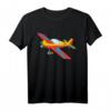 Bunter Flieger T-Shirt für Kinder - Kunstflug und Flugzeuge Liebe, geeignet für Jungen, Mädchen, Damen und Herren