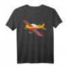 Bunter Flieger T-Shirt für Kinder - Kunstflug und Flugzeuge Liebe, geeignet für Jungen, Mädchen, Damen und Herren