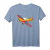Bunter Flieger T-Shirt für Kinder - Kunstflug und Flugzeuge Liebe, geeignet für Jungen, Mädchen, Damen und Herren