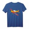 Bunter Flieger T-Shirt für Kinder - Kunstflug und Flugzeuge Liebe, geeignet für Jungen, Mädchen, Damen und Herren