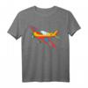 Bunter Flieger T-Shirt für Kinder - Kunstflug und Flugzeuge Liebe, geeignet für Jungen, Mädchen, Damen und Herren