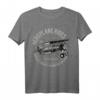 Aeroplane - Piloten und Flugzeug T-Shirt für Flugzeugfans, Hobby- und Berufs-Piloten, ideales Geschenk zu Geburtstag & Weihnachten
