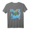 Kinder Dritter Geburtstag T-Shirt für Jungen mit T-Rex und Flugzeug - Lustiges Dinosaurier- und Pilotenshirt für den Kindergeburtstag
