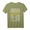 Herren Flugzeug-Mechaniker T-Shirt mit Hourly Rate - Lustiges Arbeitsuniform-Shirt für Piloten, Techniker & Flugmechaniker, perfektes Geschenk zu Weihnachten, Geburtstag & Vatertag