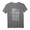 B-17 Flying Fortress Flugzeug T-Shirt mit amerikanischer Flagge – Patriotisches WWII Design, perfekt als Geschenk für Flugzeugliebhaber, Veteranen & zum 4. Juli
