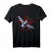 Mig 15 Jet Fighter Flugzeug T-Shirt mit Rotem Stern – Perfekt für Flugzeugfans, Fluggurus und Piloten bei Flugshows und in Museen