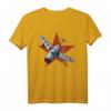 Mig 15 Jet Fighter Flugzeug T-Shirt mit Rotem Stern – Perfekt für Flugzeugfans, Fluggurus und Piloten bei Flugshows und in Museen