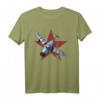 Mig 15 Jet Fighter Flugzeug T-Shirt mit Rotem Stern – Perfekt für Flugzeugfans, Fluggurus und Piloten bei Flugshows und in Museen