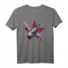 Mig 15 Jet Fighter Flugzeug T-Shirt mit Rotem Stern – Perfekt für Flugzeugfans, Fluggurus und Piloten bei Flugshows und in Museen