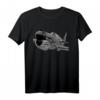 P-40 Warhawk Fighter WW2 Flugzeug T-Shirt für Flugzeug-Spotter & Kriegsgeschichts-Fans
