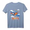Kinder Kids Blippi Flugzeug T-Shirt – Offizielles buntes Kindershirt für Fans von Blippi