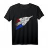 Vintage American Flag F-14 Tomcat Flugzeug T-Shirt – Perfektes Geschenk für Veteranen, Flieger und Militärfans zum Gedenktag & 4. Juli