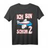 Kinder 2. Geburtstag T-Shirt mit Flugzeugmotiv – Perfekt für kleine Piloten, Flugbegeisterte und Vielflieger