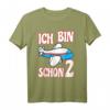Kinder 2. Geburtstag T-Shirt mit Flugzeugmotiv – Perfekt für kleine Piloten, Flugbegeisterte und Vielflieger