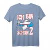 Kinder 2. Geburtstag T-Shirt mit Flugzeugmotiv – Perfekt für kleine Piloten, Flugbegeisterte und Vielflieger
