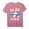 Kinder 2. Geburtstag T-Shirt mit Flugzeugmotiv – Perfekt für kleine Piloten, Flugbegeisterte und Vielflieger
