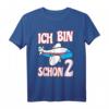 Kinder 2. Geburtstag T-Shirt mit Flugzeugmotiv – Perfekt für kleine Piloten, Flugbegeisterte und Vielflieger