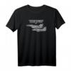 HapOwl T-Shirt mit weißen Flugzeugen - Top Gun Lizenziertes Shirt für Nostalgiker und Aviation-Fans
