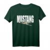 P-51 Mustang Flugzeug T-Shirt – Klassisches Luftfahrtdesign mit doppeltem Saum für Flugzeugliebhaber