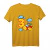 Kinder Geburtstagsshirt 3 Jahre Flugzeug Pilot - Süßes Geburtstagsoutfit für kleine Flugzeug-Fans mit Bär-Motiv