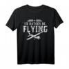 I'D Rather Be Flying Piloten Flugzeug Pilot Geschenk T-Shirt – Cooles Geburtstags- und Weihnachtsgeschenk für Flugzeugliebhaber, Piloten & Co-Piloten