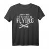 I'D Rather Be Flying Piloten Flugzeug Pilot Geschenk T-Shirt – Cooles Geburtstags- und Weihnachtsgeschenk für Flugzeugliebhaber, Piloten & Co-Piloten