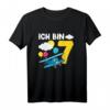 Kinder 7. Geburtstag T-Shirt mit Segelflugzeug – Perfektes Geschenk für junge Piloten und Flugzeugliebhaber