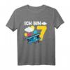 Kinder 7. Geburtstag T-Shirt mit Segelflugzeug – Perfektes Geschenk für junge Piloten und Flugzeugliebhaber
