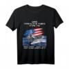 USS Gerald R Ford CVN 78 Flugzeugträger Veteran Weihnachten Langarmshirt – Perfekt für Seemänner, Veteranen & Schiffsliebhaber