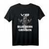 V8 Blubbern und Grinsen - Hubraum T-Shirt für Autoliebhaber, Schrauber & Motorsportfans, perfektes Geschenk für Tuning & Muscle Car Enthusiasten