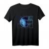 Physik Weltwissenschaftsliebhaber Geschenk - Mathe Formel T-Shirt mit Erdsymbol für Wissenschafts- und Physikfans