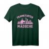 Damen Frankfurter Mädsche T-Shirt - Frankfurt am Main Skyline, FFM Hessen, Pink Edition für Party, Festivals & Alltag