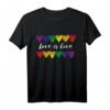 Love Is Love T-Shirt - LGBTQ Pride & Regenbogen Statement für Supporter, Freunde & Familie zum Pride Monat, Geburtstag & CSD