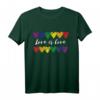 Love Is Love T-Shirt - LGBTQ Pride & Regenbogen Statement für Supporter, Freunde & Familie zum Pride Monat, Geburtstag & CSD